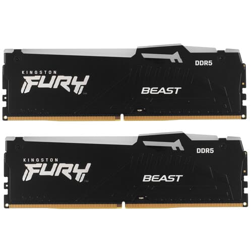 Kingston FURY Оперативная память Kingston FURY Beast Black RGB [KF564C32BBAK2-32] 32 ГБ, фото 2