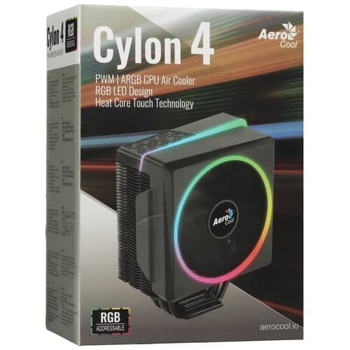 AeroCool Кулер для процессора AeroCool Cylon 4 [LGA 1700] [ACTC-CL30410.06] черный, фото 12