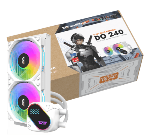 Система охлаждения DarkFlash EXPLORE DO240  белая thumb 14