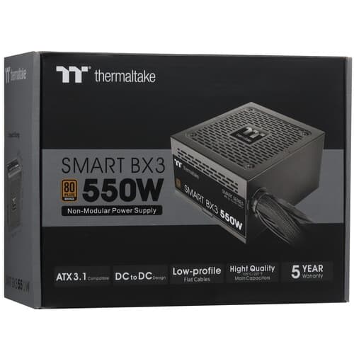 Блок питания Thermaltake Smart BX3 Bronze 550W [PS-SPD-0550NNFABE-3] черный thumb 8