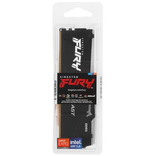 Kingston FURY Оперативная память Kingston FURY Beast Black RGB [KF560C36BBE2A-16] 16 ГБ, фото 4