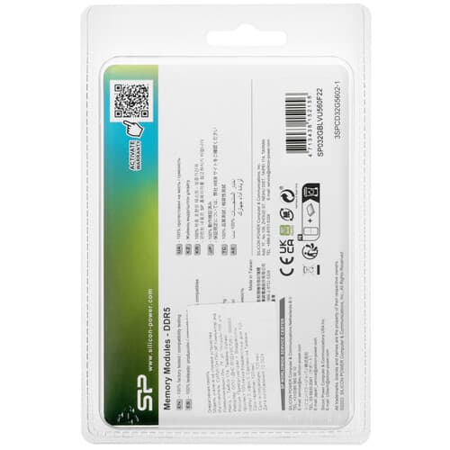 Silicon Power Оперативная память Silicon Power [SP032GBLVU560F22] 32 ГБ, фото 2