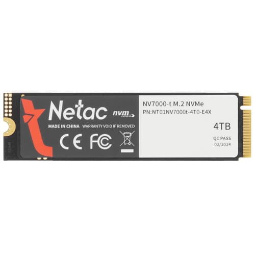 4000 ГБ M.2 NVMe накопитель Netac NV7000-t [NT01NV7000t-4T0-E4X] thumb 1