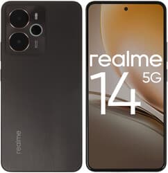 realme 6.67" Смартфон realme 14 256 ГБ коричневый