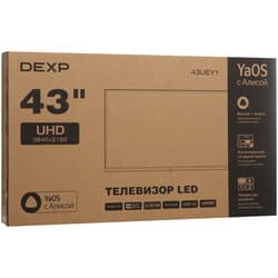 DEXP 43" (109 см) Телевизор DEXP 43UEY1 черный, фото 12