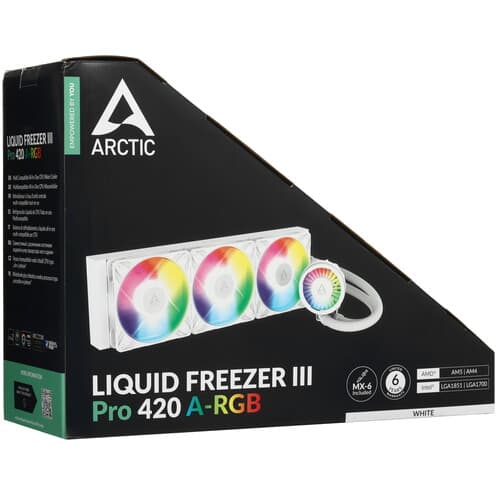 Система охлаждения ARCTIC Liquid Freezer III Pro 420 A-RGB  белая thumb 12