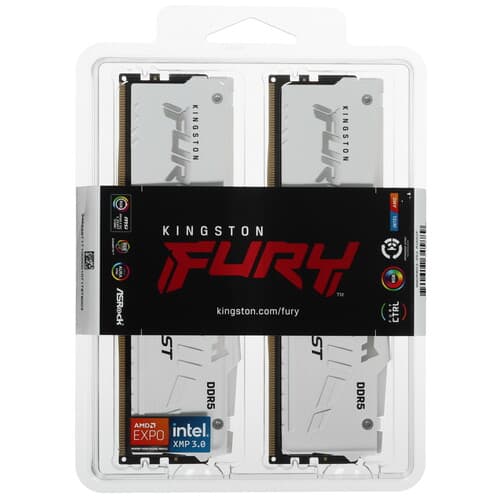 Kingston FURY Оперативная память Kingston FURY Beast Black RGB [KF560C36BWE2AK2-32] 32 ГБ, фото 4