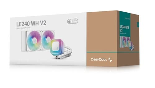 Система охлаждения DEEPCOOL LE240 WH V2  белая thumb 6