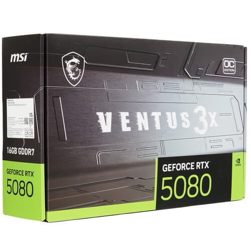 MSI Видеокарта MSI GeForce RTX 5080 VENTUS 3X OC [RTX 5080 16G VENTUS 3X OC], фото 11