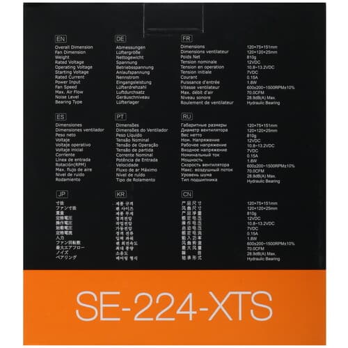 ID-Cooling Кулер для процессора ID-COOLING SE-224-XTS [SE-224-XTS] черный, фото 10