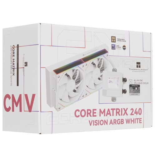 Система охлаждения Thermalright Core Matrix 240 Vision Argb  белая thumb 11