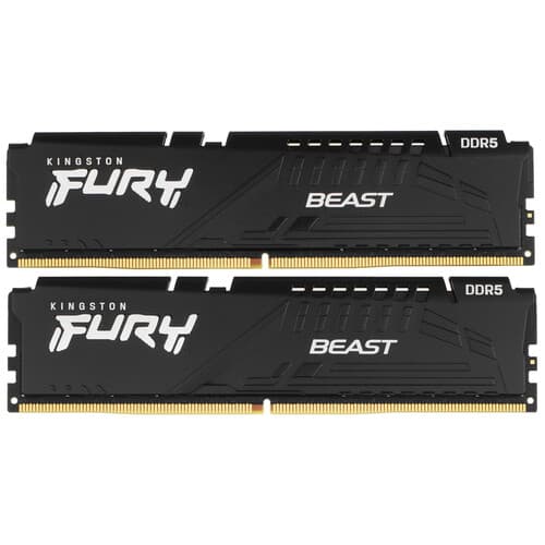 Kingston FURY Оперативная память Kingston Fury Beast Black AMD [KF556C36BBEK2-64] 64 ГБ