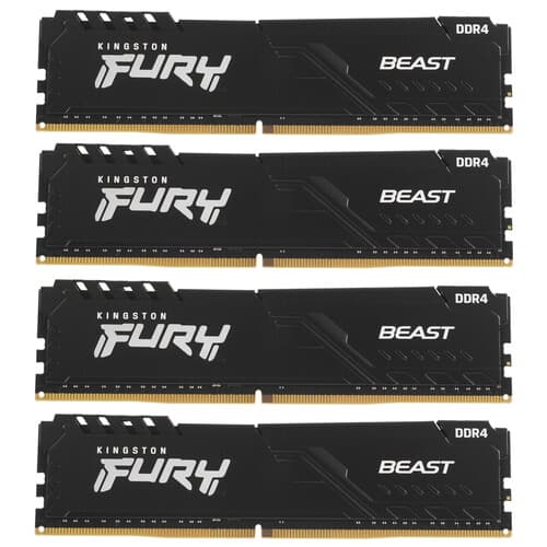 Kingston FURY Оперативная память Kingston FURY Beast Black [KF436C18BBK4/64] 64 ГБ