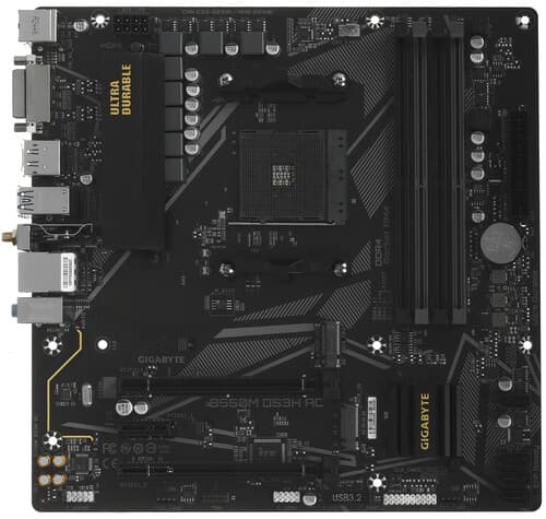 Материнская плата GIGABYTE B550M DS3H AC (rev.1.5/1.6)