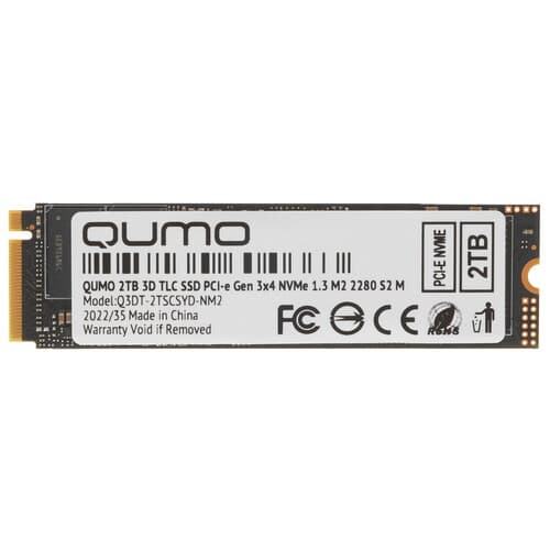 2000 ГБ M.2 NVMe накопитель QUMO Novation [Q3DT-2TSCSYD-NM2] thumb 1