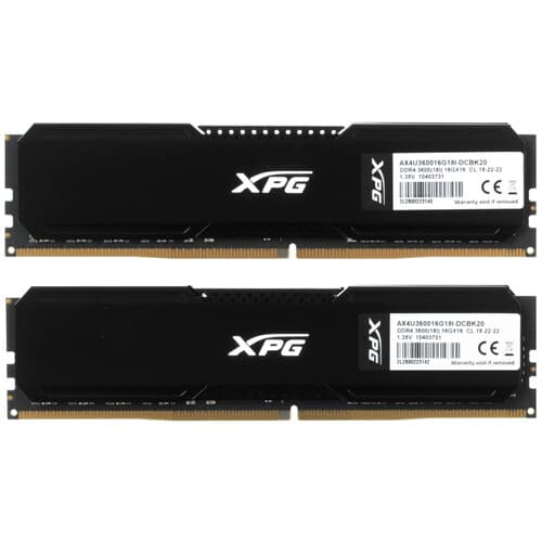 XPG (ADATA) Оперативная память ADATA XPG GAMMIX D20 [AX4U360016G18I-DCBK20] 32 ГБ, фото 2