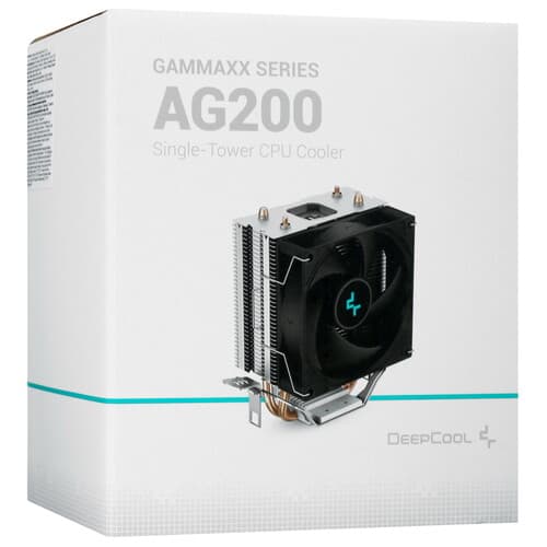 DEEPCOOL Кулер для процессора DEEPCOOL AG200 [R-AG200-BKNNMN-G] черный, фото 10