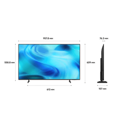 Samsung 43" (108 см) Телевизор Samsung UE43U8000HUXPY черный, фото 10