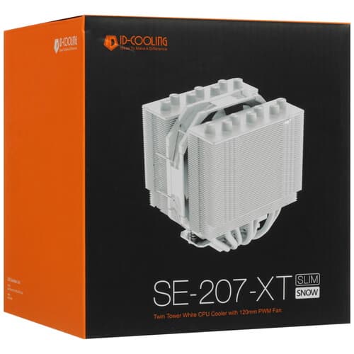ID-Cooling Кулер для процессора ID-COOLING SE-207-XT SLIM SNOW  белый, фото 9