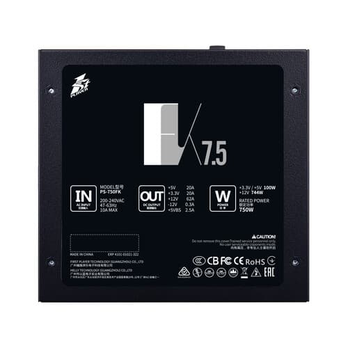 Блок питания 1STPLAYER FK 7.5 [PS-750FK] черный thumb 15