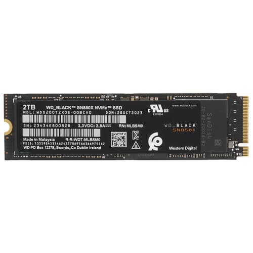 2000 ГБ M.2 NVMe накопитель WD Black SN850X [WDS200T2X0E] thumb 1
