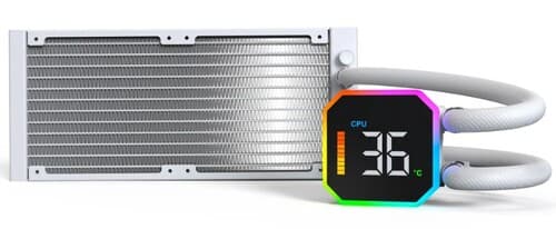Система охлаждения Montech HyperFlow Digital 240  белая thumb 12