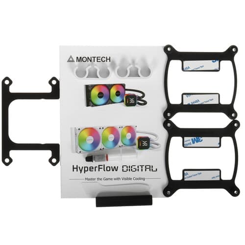 Система охлаждения Montech HyperFlow Digital 240  белая thumb 9