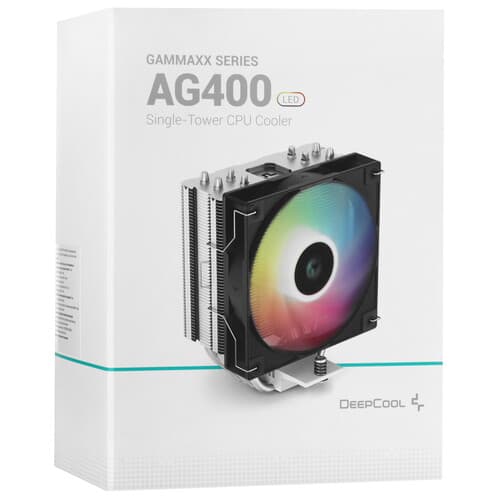DEEPCOOL Кулер для процессора DEEPCOOL AG400 LED [AG400 LED 1700 NATIVE] черный, фото 11