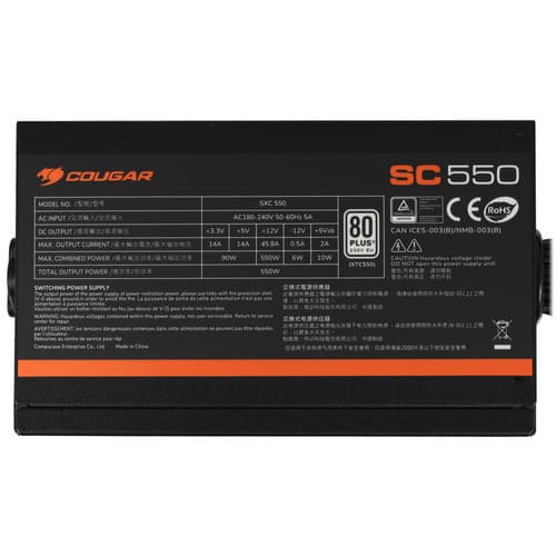 Блок питания Cougar SC 550 [31SA055.6433P] черный thumb 4