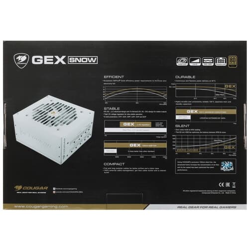 Блок питания Cougar GEX 750 SNOW [31GE075002R01] белый thumb 8