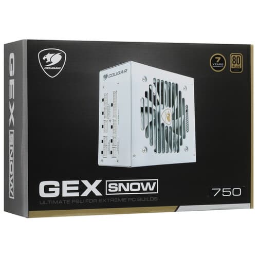 Блок питания Cougar GEX 750 SNOW [31GE075002R01] белый thumb 9
