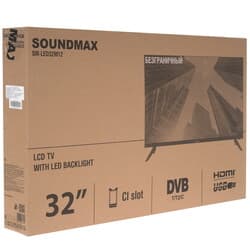 Soundmax 32" (80 см) Телевизор Soundmax SM-LED32M12 черный, фото 12