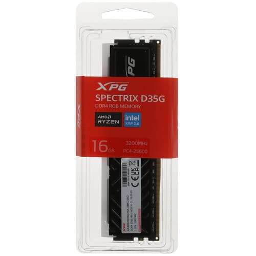 XPG (ADATA) Оперативная память ADATA XPG SPECTRIX D35G RGB [AX4U320016G16A-SBKD35G] 16 ГБ, фото 4