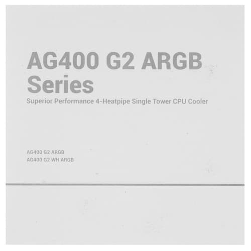 DEEPCOOL Кулер для процессора DEEPCOOL AG400 G2 ARGB [R-AG400-BKAMMG2-G] черный, фото 11