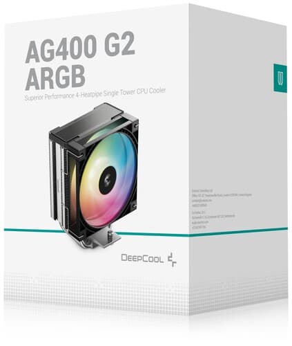 DEEPCOOL Кулер для процессора DEEPCOOL AG400 G2 ARGB [R-AG400-BKAMMG2-G] черный, фото 21