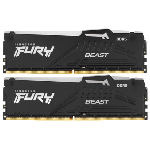 Kingston FURY Оперативная память Kingston FURY Beast Black AMD RGB [KF560C36BBEAK2-64] 64 ГБ, фото 2