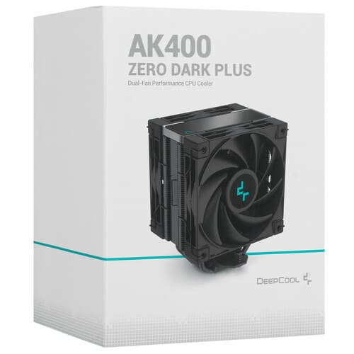 DEEPCOOL Кулер для процессора DEEPCOOL AK400 ZERO DARK PLUS [R-AK400-BKNNMD-G-1] черный, фото 10