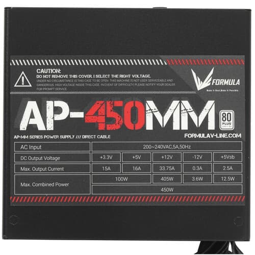 Блок питания Formula AP-450ММ  черный thumb 4