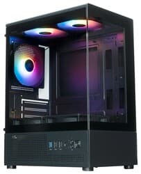 Корпус XASTRA Q300M 5FRGB [Q300M-5FC12F] черный thumb 1