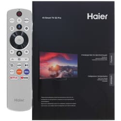 Haier 43" (109 см) Телевизор Haier 43 Smart TV S2 PRO черный, фото 12