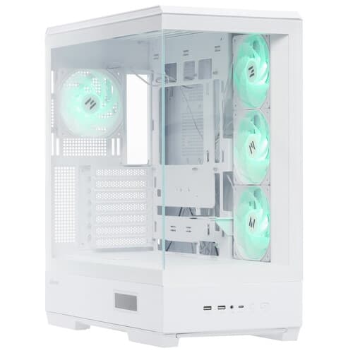 Корпус ZALMAN P50 DS [P50 DS Black] белый thumb 1