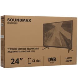 Soundmax 23.6" (60 см) Телевизор Soundmax SM-LED24M11 черный, фото 12