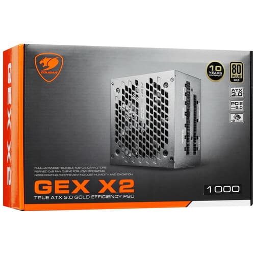 Блок питания Cougar GEX X2 1000 1000W [GEX X2 1000] черный thumb 9