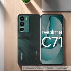 realme 6.67" Смартфон realme C71 256 ГБ зеленый, фото 24