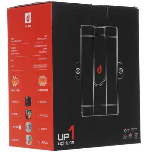 upHere Кулер для процессора upHere UP1TC4  белый, фото 9