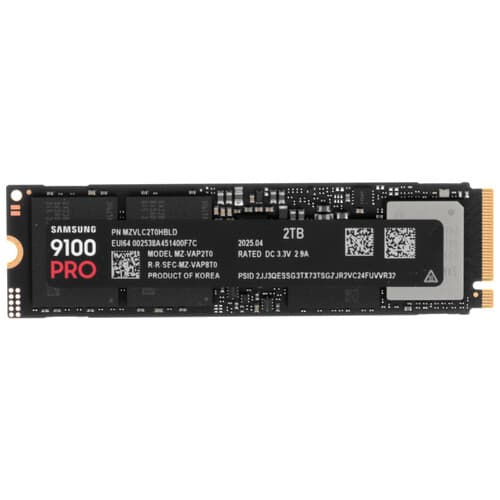 2000 ГБ M.2 NVMe накопитель Samsung 9100 PRO [MZ-VAP2T0BW] thumb 1