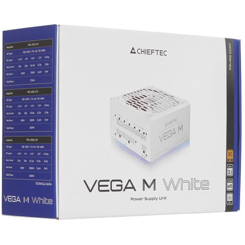 Блок питания Chieftec Vega 1000W White [PPG-1000-CW] белый thumb 7