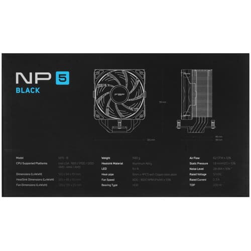FSP Кулер для процессора FSP NP5-B [POO0000012] черный, фото 10