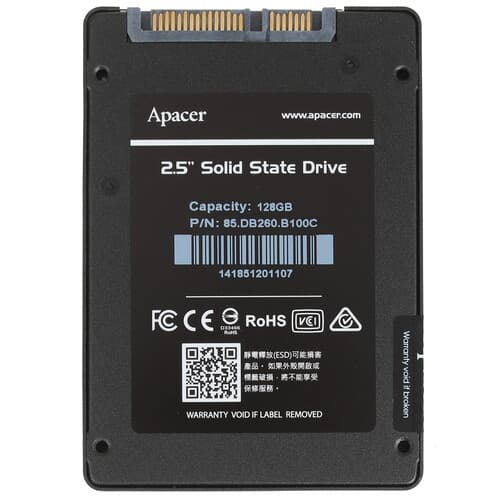 Apacer 128 ГБ 2.5" SATA накопитель Apacer AS350 PANTHER [95.DB260.P100C], фото 3
