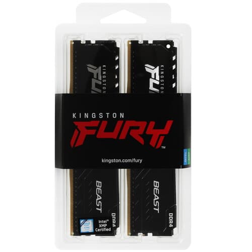 Kingston FURY Оперативная память Kingston FURY Beast Black [KF432C16BBK4/32] 32 ГБ, фото 4